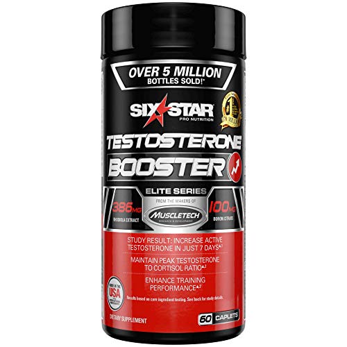 Six Star Testosterone Booster Supplement, Extreme Strength, Enhances Training Performance,...