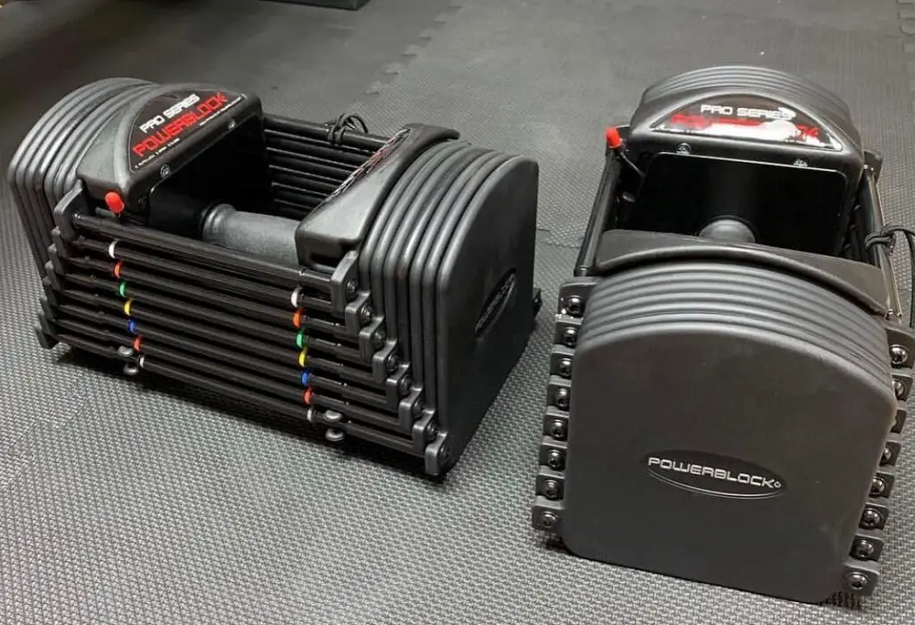 powerblock adjustable dumbbells