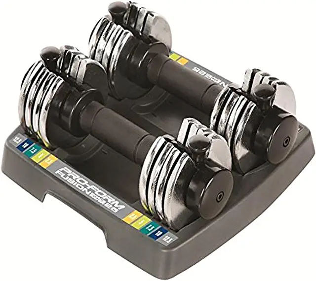 Read on for my Proform adjustable dumbbells review