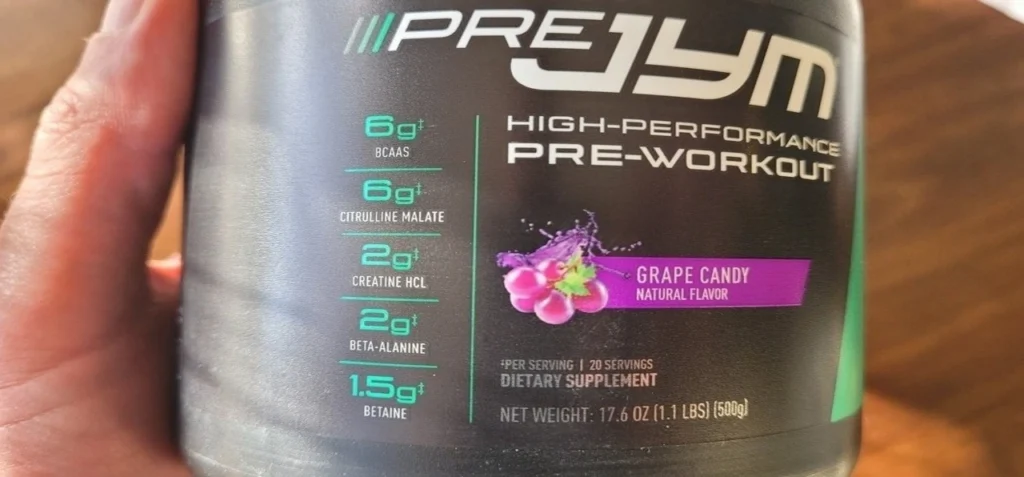 All in all, Pre Jym high-performance pre-workout worked well!