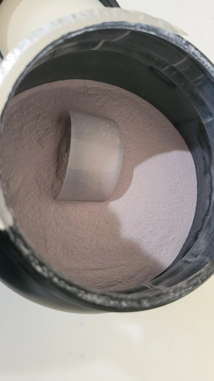 A look at the powder / contents