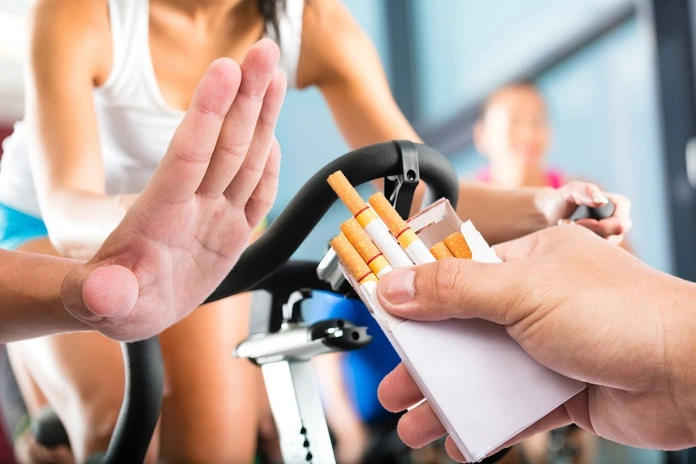 Smoking and exercise performance don't mix. 